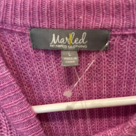 NWT Marled Reunited Clothing Pullover Sweater Size Large - Picture 3 of 13